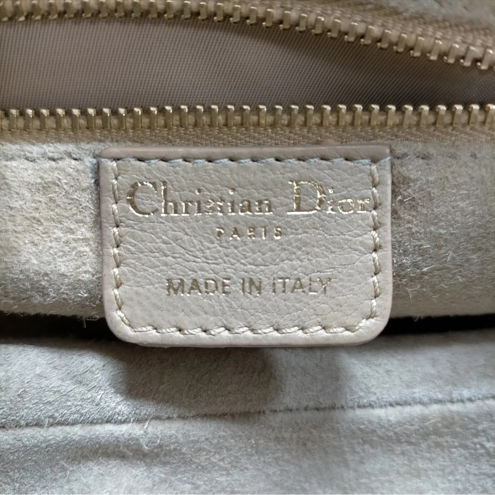 Christian Dior Shoulder Bag Leather Vintage GHW Preowned - Picture 11 of 12